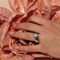 Ring Queriot Woman Solitario in Silver A15A00MINMOR - A15A00MINMOR